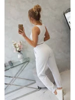 Bílý top+kalhoty
