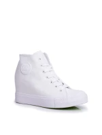 Dámská Obuv Sneakers Big Star Bilá FF274A192