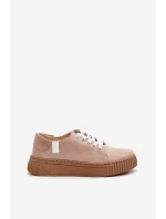 Dámské tenisky MEMORY FOAM SYSTEM BIG STAR NN276002 Hnědobéžové