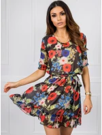 Šaty LK SK 507626.70 černá a červená