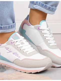 Dámské sportovní boty LL274515 Bílá mix barev - Big Star