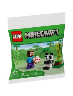 LEGO Minecraft 30672 Steve a malá panda