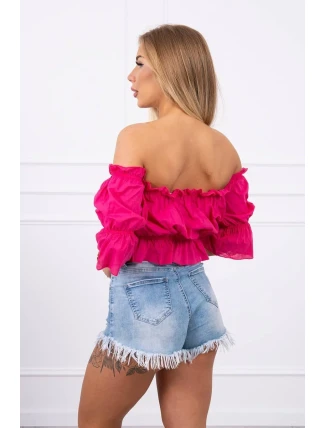 Fuchsiová blůza s pruhy Fuchsiová blůza s pruhy