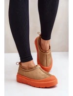 Dámské Sněhule Na Platformě S Nízkým Svrškem Camel Izamine Dámské Sněhule Na Platformě S Nízkým Svrškem Camel Izamine