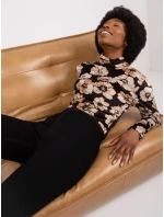 Halenka DHJ BZ N6118.36 černá a béžová Halenka DHJ BZ N6118.36 černá a béžová