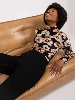 Halenka DHJ BZ N6118.36 černá a béžová