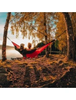 Turistická houpací síť Ticket To The Moon King Size orange / darkgrey (TMK3503)