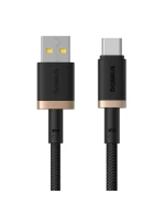 Baseus Dura USB-Type C 60W 2m kabel (černý/zlatý)