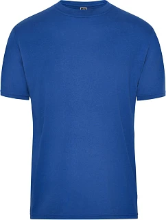 Daiber JN 1808 Pánské pracovní tričko z bio bavlny - Solid 02.1808 royal