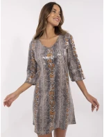 Šaty LK SK 509940.55 tmavě lila