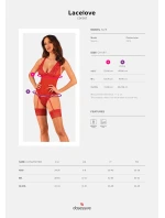 Žhavý korzet Lacelove corset - Obsessive Žhavý korzet Lacelove corset - Obsessive