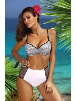 Plavky Martha Bianco M-477 (2) bílo-černé - Marko Plavky Martha Bianco M-477 (2) bílo-černé - Marko