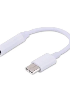 Audio adapter White AK-35 USB Type 3.1 C (M) – Jack 3.5mm (F) - Savio