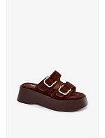 Klapky na platformě model 228976 Step in style