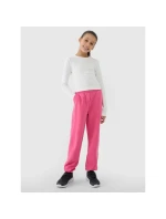 Dívčí úzký top s dlouhým rukávem 4F 4FJWSS25TLONF430-11S