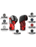 Boxerské rukavice 10oz - Hammer Red - Valor Series