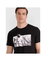 Pánské volejbalové tričko s potiskem 4F 4FRAW25TTSHM3319-20S