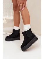 Dámské Sněhule S Elastickým Vložením Černé Kiora