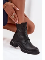 Dámské kotníkové boty Karisse – černé