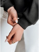 Dámská mikina s potiskem JUST LOVE YOU černá FashionStreet BY1472