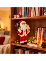 Vánoční dekorativní mickey stojící deluxe 30cm RED dětské