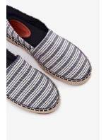 Pánské espadrilky s pletením tmavě modré Daniell Pánské espadrilky s pletením tmavě modré Daniell