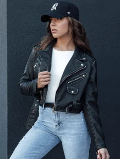 PALIGOR dámská kožená bunda ramones černá FashionStreet TY4467