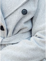 Dámský oversize kabát CASHMELY s dlouhým vázáním šedý FashionStreet NY0713 Dámský oversize kabát CASHMELY s dlouhým vázáním šedý FashionStreet NY0713