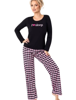 Dámské pyžamo Sleep long black - Donna