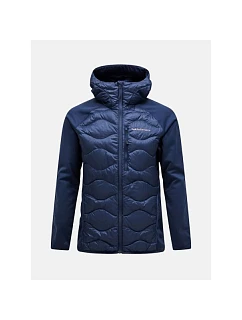 Peak Performance M Helium Down Hybrid Hood bunda tmavě modrá