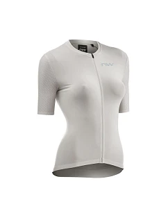 Cyklistické tričko NORTHWAVE Extreme Woman Jersey, šedé