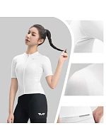 Dámský cyklistický dres Rockbros 15210007011 TVI L – bílý Dámský cyklistický dres Rockbros 15210007011 TVI L – bílý