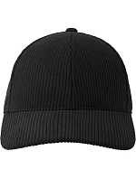 Atlantis Headwear Cordy-S 6 panelová manšestrová kšiltovka 33.0226 black Atlantis Headwear Cordy-S 6 panelová manšestrová kšiltovka 33.0226 black