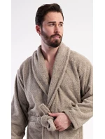 Pánský župan se šálovým límcem Oskar Béžová - Vienetta