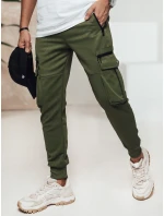 FashionStreet zelené pánské kalhoty UX4471