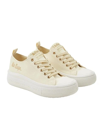 Lee Cooper dámské sportovní boty beige platform fashionable dámské
