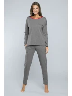 Italská móda Accent long length sp. barva:medium melange