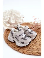 Dětské Sportovní Tenisky Na Suchý Zips Šedé Rulagia