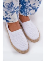 Dámské Espadrilky S Pletením Vinceza 13624 Bílé