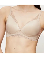 AMOURETTE CHARM - Bralette s krajkou a plunge dekoltem (bez kostic) Triumph