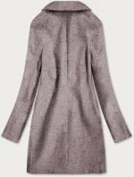 Hnědý dámský dvouřadový kabát (2721) Hnědý dámský dvouřadový kabát (2721)