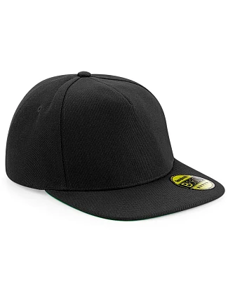Beechfield B 660 5 panelová kšiltovka s rovným kšiltem 53.0660 black/black/black Beechfield B 660 5 panelová kšiltovka s rovným kšiltem 53.0660 black/black/black