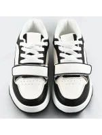 Černo-bílé dámské dvoubarevné tenisky "adidasky" (AD-585) Černo-bílé dámské dvoubarevné tenisky "adidasky" (AD-585)