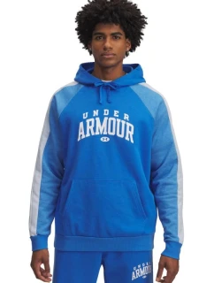 Pánská mikina Under Armour Rival Fleece Colorblock Hoodie blue 6003958 402 pánské