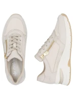 Dámské kožené tenisky na platformě béžové Rieker N9301-60 Dámské kožené tenisky na platformě béžové Rieker N9301-60