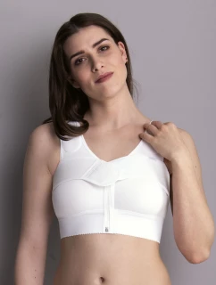 Marbella kompr.podp.+pooperač.pás zapínání vpředu 1095 white - Anita Care