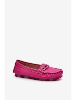 Semišové pohodlné mokasíny Fuchsia Giovana