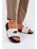 Dámské pantofle 4F 4FRMM00FSLIF010-10S Bílé
