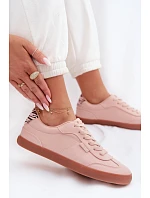 Dámské tenisky z textilu Big Star TT274359 Růžové