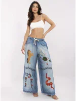 Kalhoty DHJ SP 19183 9.54 modrá